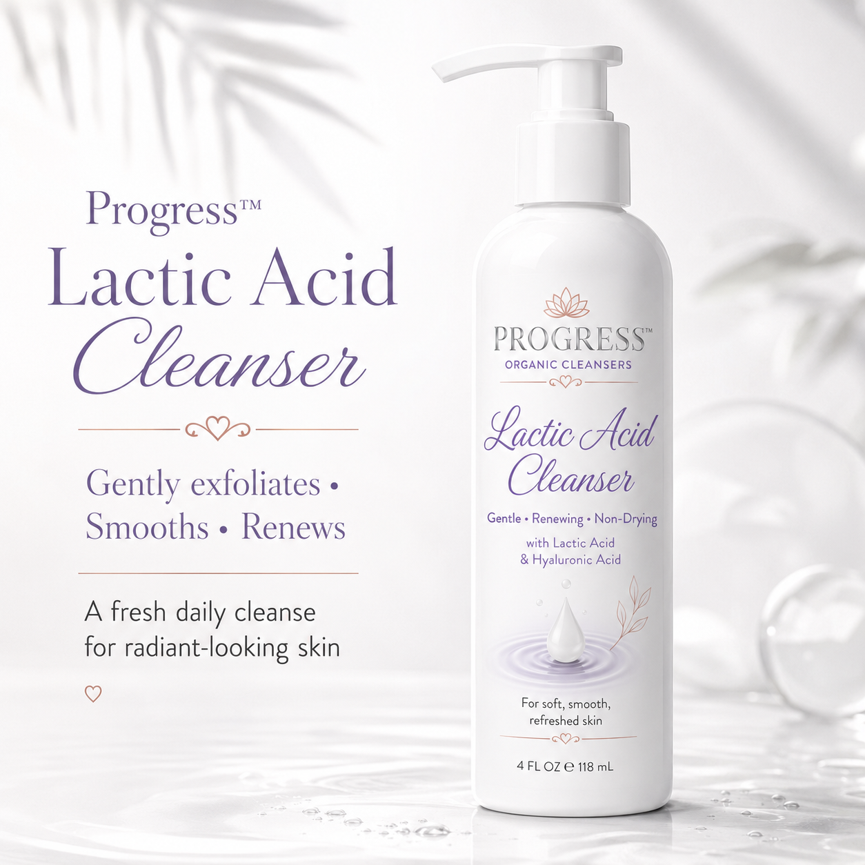 Lactic Acid Facial Cleanser Unscented - Image 2