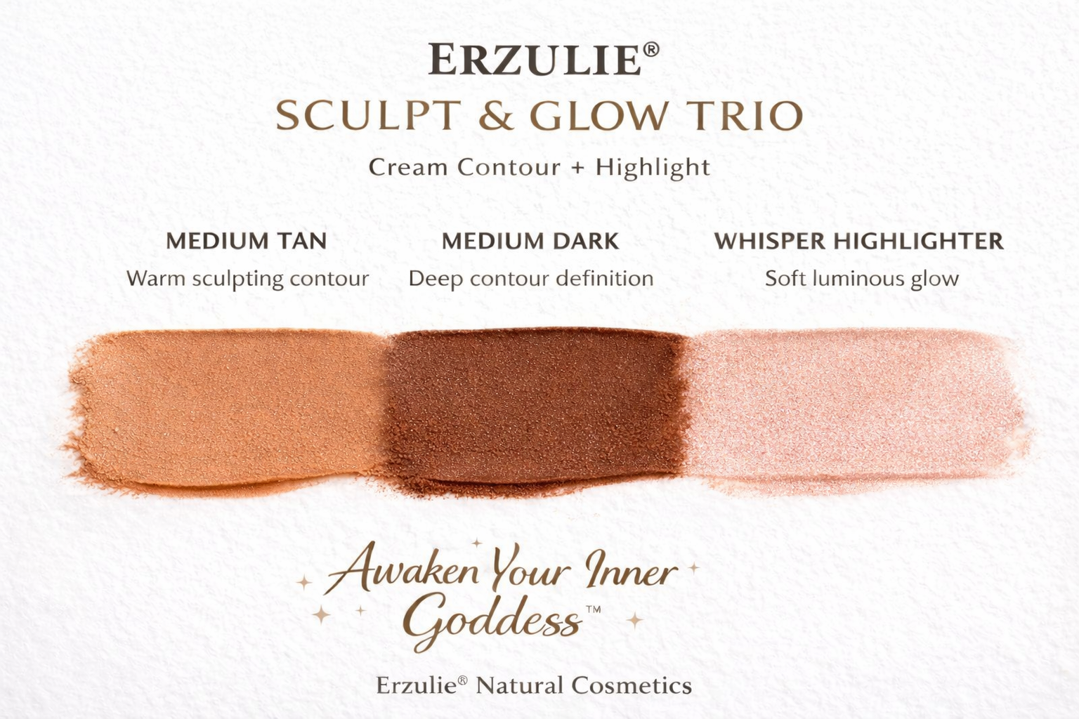 Organic Contour Palette | Sculpt and Glow Trio - Image 2