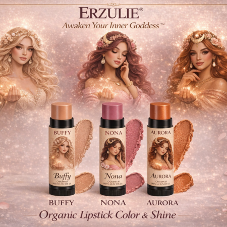 ERZULIE® Organic Color and Shine Lipstick